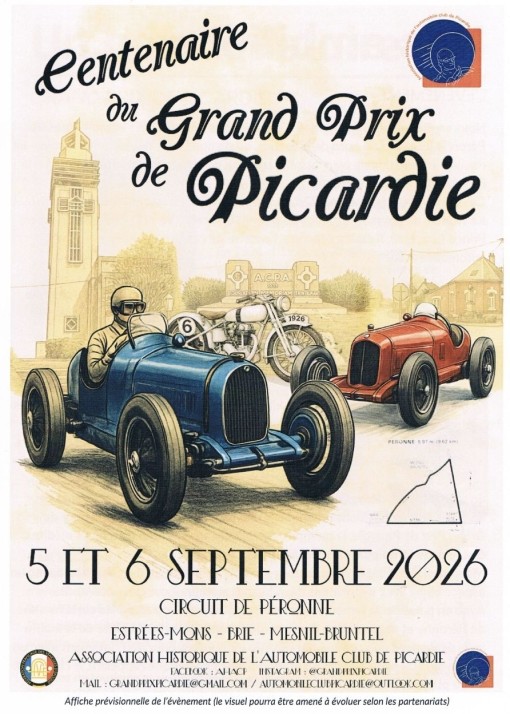Affiche de Centenaire du Grand Prix de Picardie